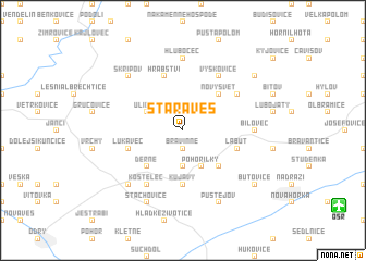 map of Stará Ves