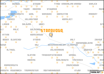 map of Stará Voda