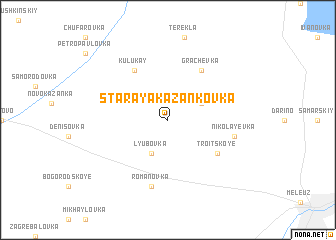 map of Staraya Kazankovka