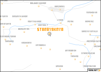 map of Staraya Knya