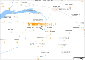 map of Staraya Kocheva