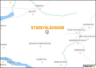 map of Staraya Lavshina