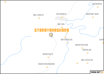 map of Staraya Maskara