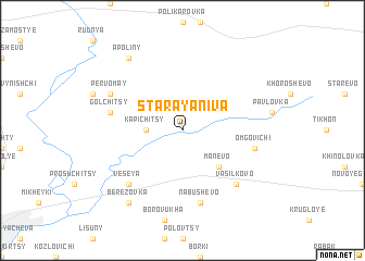 map of Staraya Niva