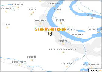 map of Staraya Otrada