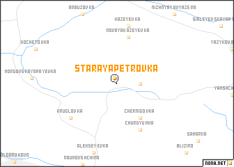 map of Staraya Petrovka