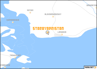 map of Staraya Pristan\