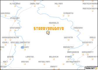 map of Staraya Rudnya