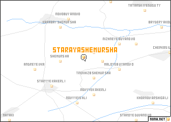 map of Staraya Shemursha