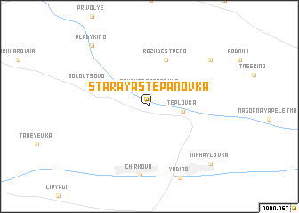 map of Staraya Stepanovka