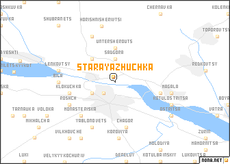 map of Staraya Zhuchka