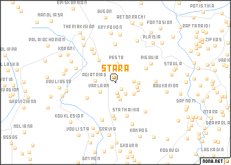 map of (( Stára ))