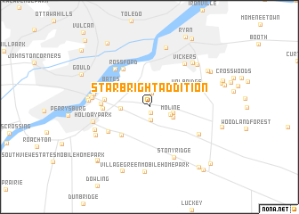 map of Starbright Addition