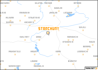 map of Starchuny