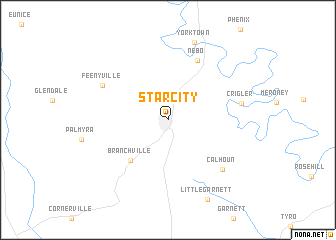 map of Star City