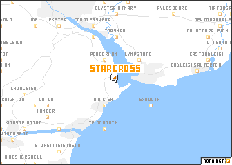 map of Starcross