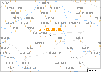 map of Stare Dolno