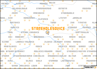 map of Staré Holešovice