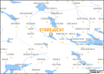 map of Stare Juchy