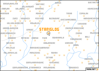 map of Stari Glog