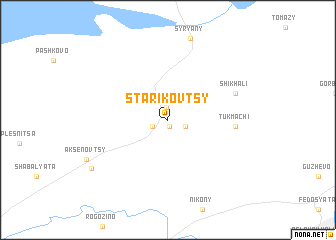 map of Starikovtsy