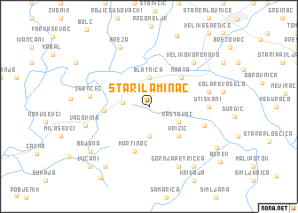map of Stari Laminac