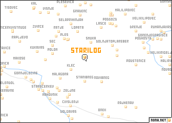 map of Stari Log