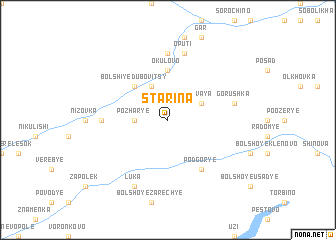 map of Starina