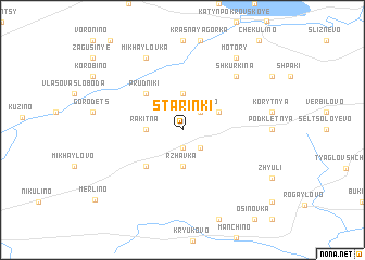 map of Starinki