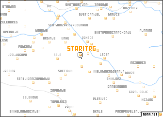 map of Stari Trg