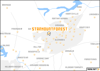 map of Starmount Forest