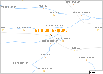 map of Starobashirovo