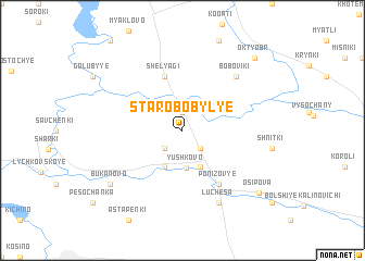 map of Starobobylʼye