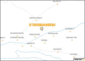 map of Starobukharov