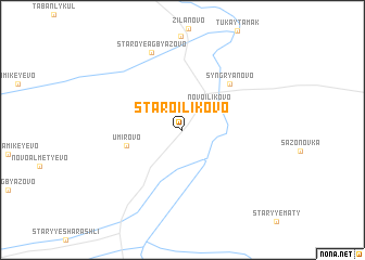 map of Staroilikovo