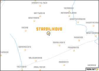 map of Staroilikovo