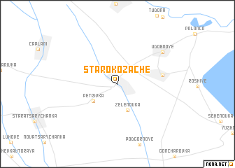 map of Starokozache