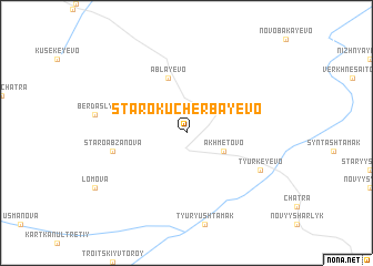 map of Starokucherbayevo