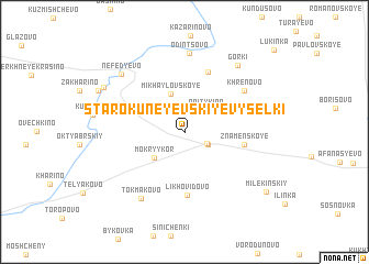 map of Staro-Kuneyevskiye Vyselki