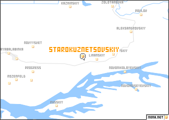 map of Starokuznetsovskiy