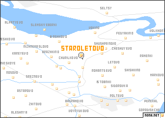 map of Staroletovo