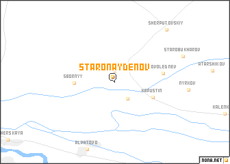 map of Staronaydënov