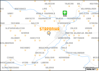 map of Staroniwa