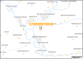 map of Starorotovka