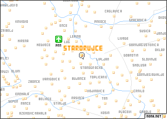 map of Staro Rujce