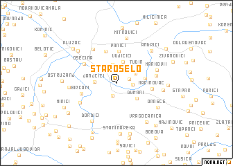 map of Staro Selo