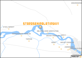 map of Staro-Semipalatinskiy