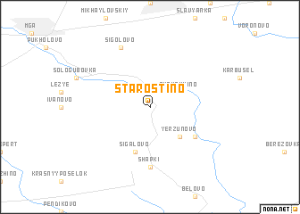 map of Starostino