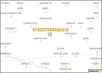 map of Staro-Tarasovichi