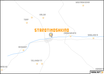 map of Starotimoshkino